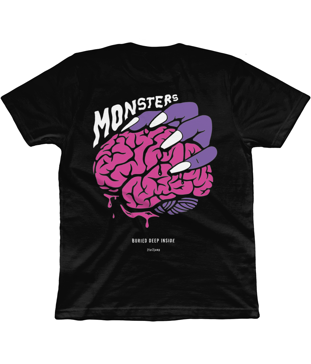 Monsters Black T-Shirt
